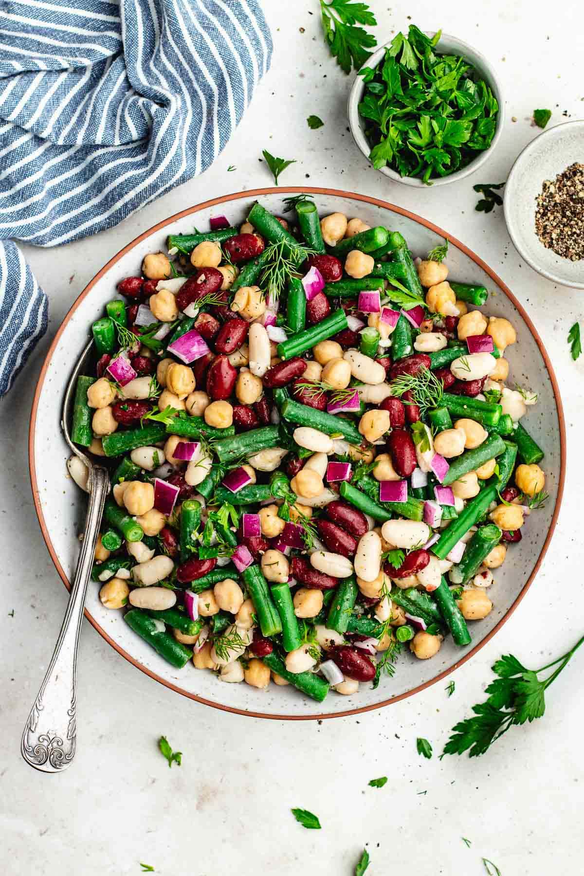 Sweet & Tangy Bean Salad: Master the Classic Potluck Favorite